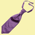 Lavender Purple Formal Groomsmen Groom Wedding Straight Mens Cravat Necktie