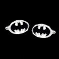 Batman Black Silver Formal Groomsmen Groom Wedding Mens Cufflinks Two Sets