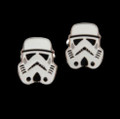 Stormtrooper Star Wars Formal Groomsmen Groom Wedding Mens Cufflinks Two Sets