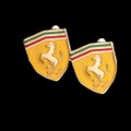 Ferrari Logo Formal Groomsmen Groom Wedding Mens Cufflinks Two Sets
