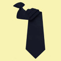 Jet Black Formal Groomsmen Groom Wedding Clip-On Mens Neck Tie