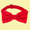 Cherry Red Boys Ages 1-7 Wedding Boys Neck Bow Tie