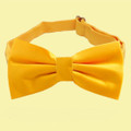 Marigold Yellow Boys Ages 1-7 Wedding Boys Neck Bow Tie