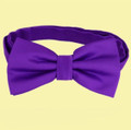 Violet Purple Boys Ages 1-7 Wedding Boys Neck Bow Tie