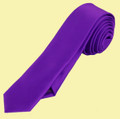 Violet Purple Formal Groomsmen Groom Wedding Slim Skinny Mens Neck Tie