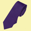 Dark Purple Formal Groomsmen Groom Wedding Slim Skinny Mens Neck Tie
