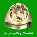 Knight Series Surname Coat of Arms 10K Yellow Gold Mens Ring​