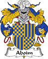 Aboim Spanish Coat of Arms Print Aboim Spanish Family Crest Print