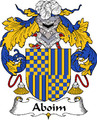 Aboim Spanish Coat of Arms Large Print Aboim Spanish Family Crest