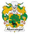 Abarrategui Spanish Coat of Arms Large Print Abarrategui Spanish Family Crest