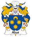 Abat Spanish Coat of Arms Print Abat Spanish Family Crest Print