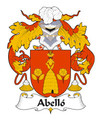 Abello Spanish Coat of Arms Large Print Abello Spanish Family Crest