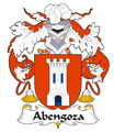 Abengoza Spanish Coat of Arms Large Print Abengoza Spanish Family Crest