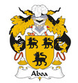 Aboa Spanish Coat of Arms Large Print Aboa Spanish Family Crest