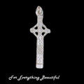 Celtic Cross Themed Sterling Silver Charm