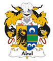 Abul Spanish Coat of Arms Print Abul Spanish Family Crest Print