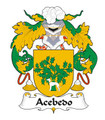 Acebedo Spanish Coat of Arms Large Print Acebedo Spanish Family Crest