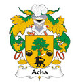 Acha Spanish Coat of Arms Print Acha Spanish Family Crest Print