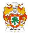 Acheros Spanish Coat of Arms Large Print Acheros Spanish Family Crest