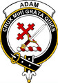 Adam Clan Badge Large Print Adam Scottish Clan Crest Badge