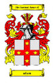 Adam English Coat of Arms Print Adam English Family Crest Print