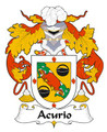 Acurio Spanish Coat of Arms Print Acurio Spanish Family Crest Print