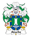 Adarbe Spanish Coat of Arms Large Print Adarbe Spanish Family Crest