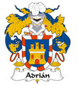 Adrian Spanish Coat of Arms Print Adrian Spanish Family Crest Print