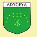 Adygeya Flag Country Flag Adygeya Decals Stickers Set of 3