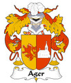 Ager Spanish Coat of Arms Large Print Ager Spanish Family Crest