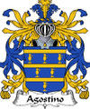 Agostino Italian Coat of Arms Large Print Agostino Italian Family Crest