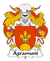 Agramunt Spanish Coat of Arms Print Agramunt Spanish Family Crest Print