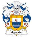 Aguado Spanish Coat of Arms Large Print Aguado Spanish Family Crest