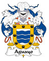 Aguayo Spanish Coat of Arms Print Aguayo Spanish Family Crest Print