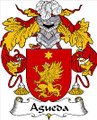 Agueda Spanish Coat of Arms Print Agueda Spanish Family Crest Print