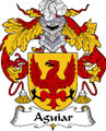 Aguiar Spanish Coat of Arms Large Print Aguiar Spanish Family Crest