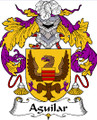 Aguilar Spanish Coat of Arms Large Print Aguilar Spanish Family Crest