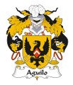 Aguilo Spanish Coat of Arms Large Print Aguilo Spanish Family Crest