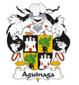 Aguinaga Spanish Coat of Arms Print Aguinaga Spanish Family Crest Print