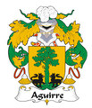 Aguirre Spanish Coat of Arms Large Print Aguirre Spanish Family Crest