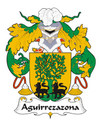 Aguirrezazona Spanish Coat of Arms Print Aguirrezazona Spanish Crest Print