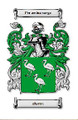 Aherne Irish Coat of Arms Print Aherne Irish Family Crest Print