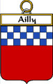 Ailly French Coat of Arms Large Print Ailly French Family Crest