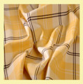 Ailsa Yellow Bruichheath Dancing  13oz Mediumweight Wool Tartan Fabric Swatch