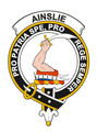 Ainslie Clan Badge Large Print Ainslie Scottish Clan Crest Badge