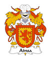 Ainsa Spanish Coat of Arms Large Print Ainsa Spanish Family Crest
