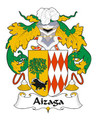 Aizaga Spanish Coat of Arms Large Print Aizaga Spanish Family Crest