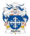 Ajofrin Spanish Coat of Arms Large Print Ajofrin Spanish Family Crest