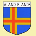 Aland Islands Flag Country Flag Aland Islands Decals Stickers Set of 3