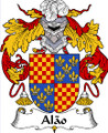 Alao Spanish Coat of Arms Large Print Alao Spanish Family Crest